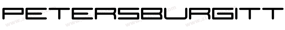 PetersburgITT Bold字体转换